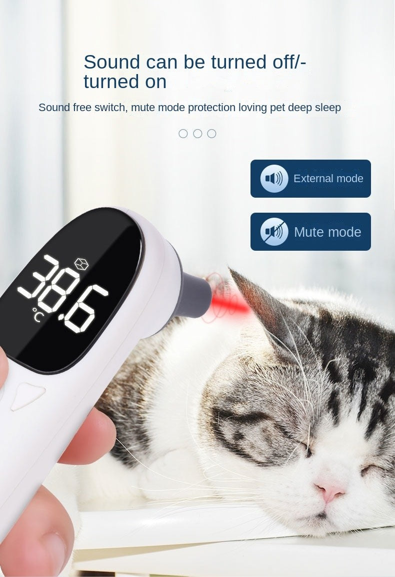 Instrumento de medição de temperatura animal Termômetro veterinário infravermelho sem contato eletrônico para cães, gado, ovelhas e gatos