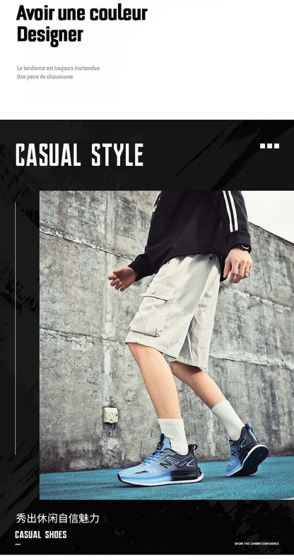 Sports Shoes for Men Mesh Breathable Comfortable Outdoor Sports Trendy Lace-up Sneakers 2025 New Casual Running Shoes for Man