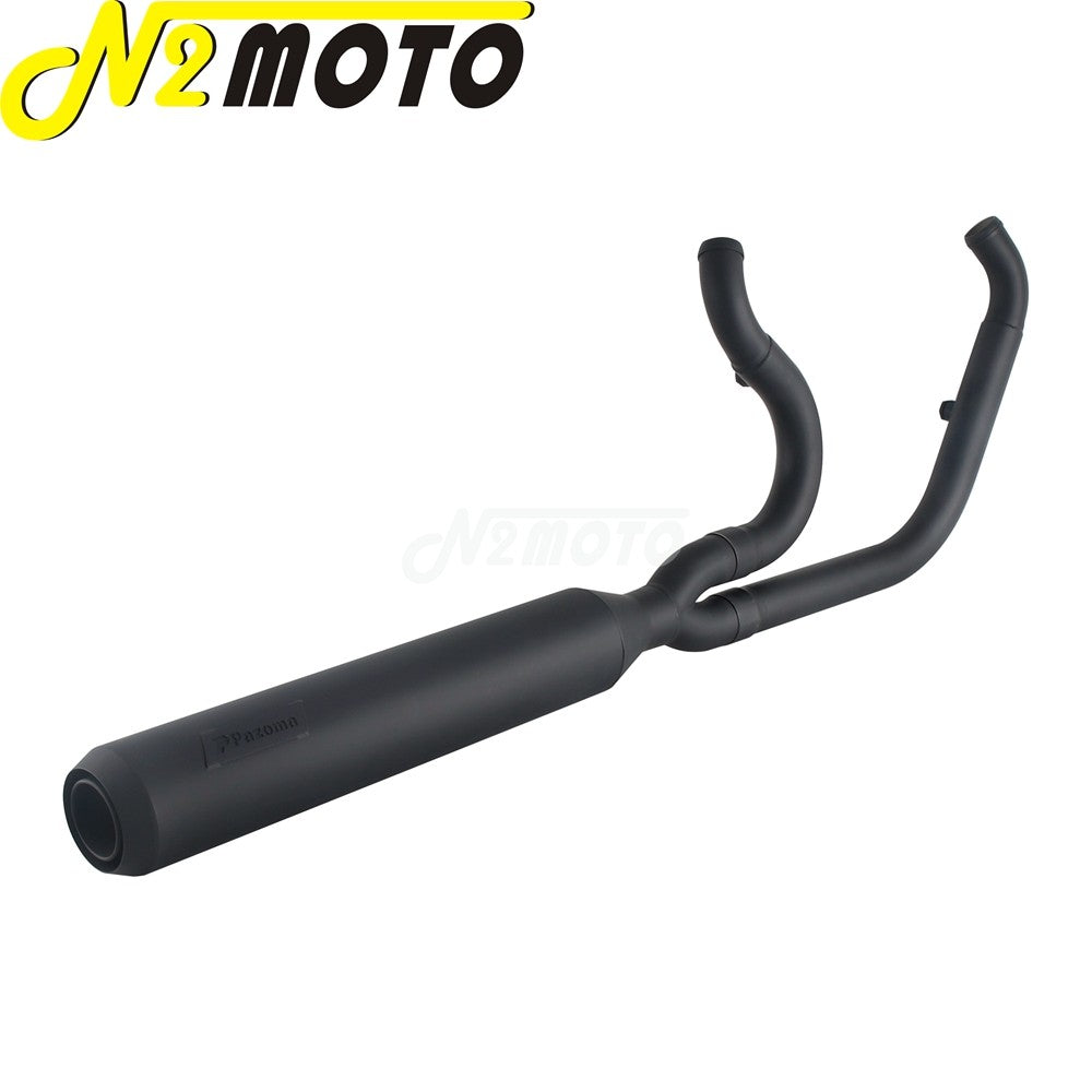 For Harley Softail Low Rider EI Diablo ST FXLRST FXRST 117 2022-2024 2-In-1 Full Length Exhaust System Stepped Head Muffler Pipe