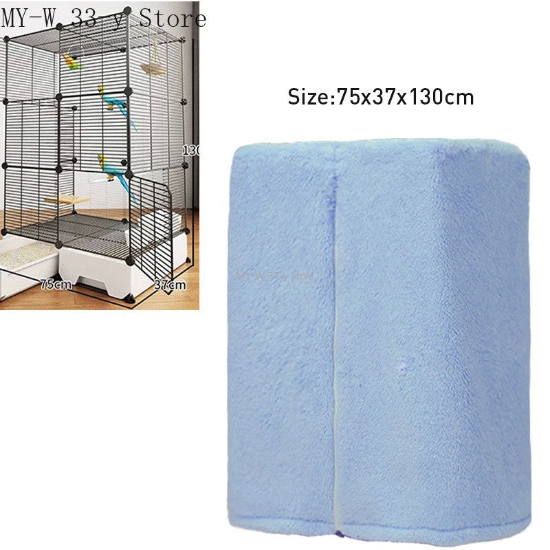 Capa Para Gaiola De Pássaros De Inverno Quente Respirável À Prova De Respingo Grande Capa Para Gaiola De Pássaros Sombra Protetora Para Gaiola De Papagaio Produtos Para Pássaros