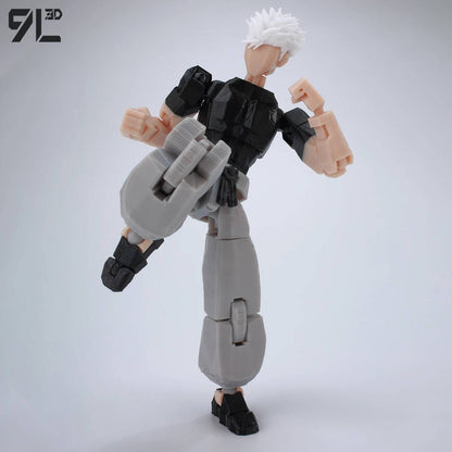 9L3D Anime Impresso Jujutsu Kaisen Sukuna Yuji Yuta Satoru Gojo Bonecos Sorte Dummy 13 Articulados para Modelagem Brinquedos Manequins