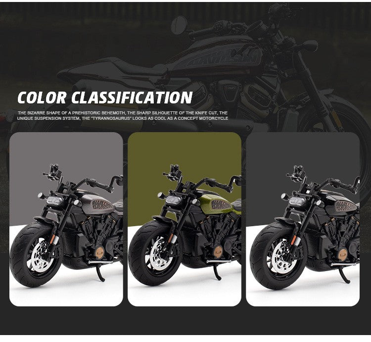 Simulação 1/12 Escala Harley Sportster S Moto Liga Modelo Moto Diecast Modelo Moto Corrida de Rua Presente Para Crianças