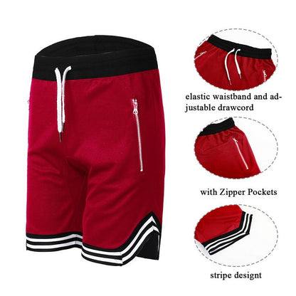 Men's Sports Shorts Basketball Mesh Quick Dry Gym Shorts for Summer Fitness Joggers Casual Breathable Short Pants Scanties Male