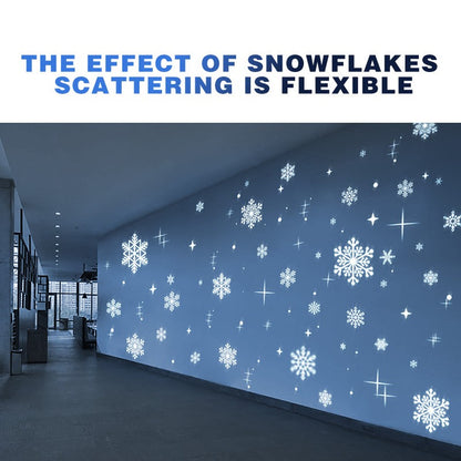 High - Quality Snowflake Falling Projection Lamp for Holiday Decoration Create a Magical Snowy Scene