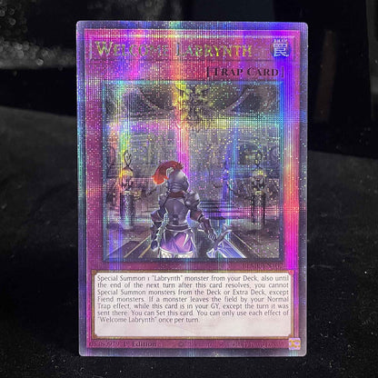YuGiOh!! Carta FOIL QCSCR Série BLMR DRAGÃO ARMADO DAS TREVAS/I:P MASQUERENA/SUPER POLIMERIZAÇÃO/BEM-VINDA LABYRINTH YGO TCG 1ª Edição