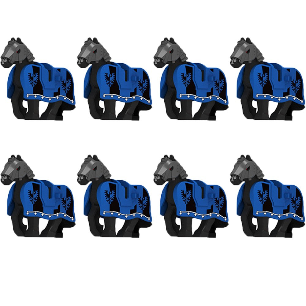 Blocos de Montar Zoológico Medieval Acessórios de Personagens Montarias Animais Cervos Elefantes Camelos Lobos Cavalos de Guerra Tijolos Brinquedos Presentes K080