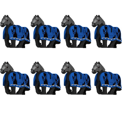 Blocos de Montar Zoológico Medieval Acessórios de Personagens Montarias Animais Cervos Elefantes Camelos Lobos Cavalos de Guerra Tijolos Brinquedos Presentes K080