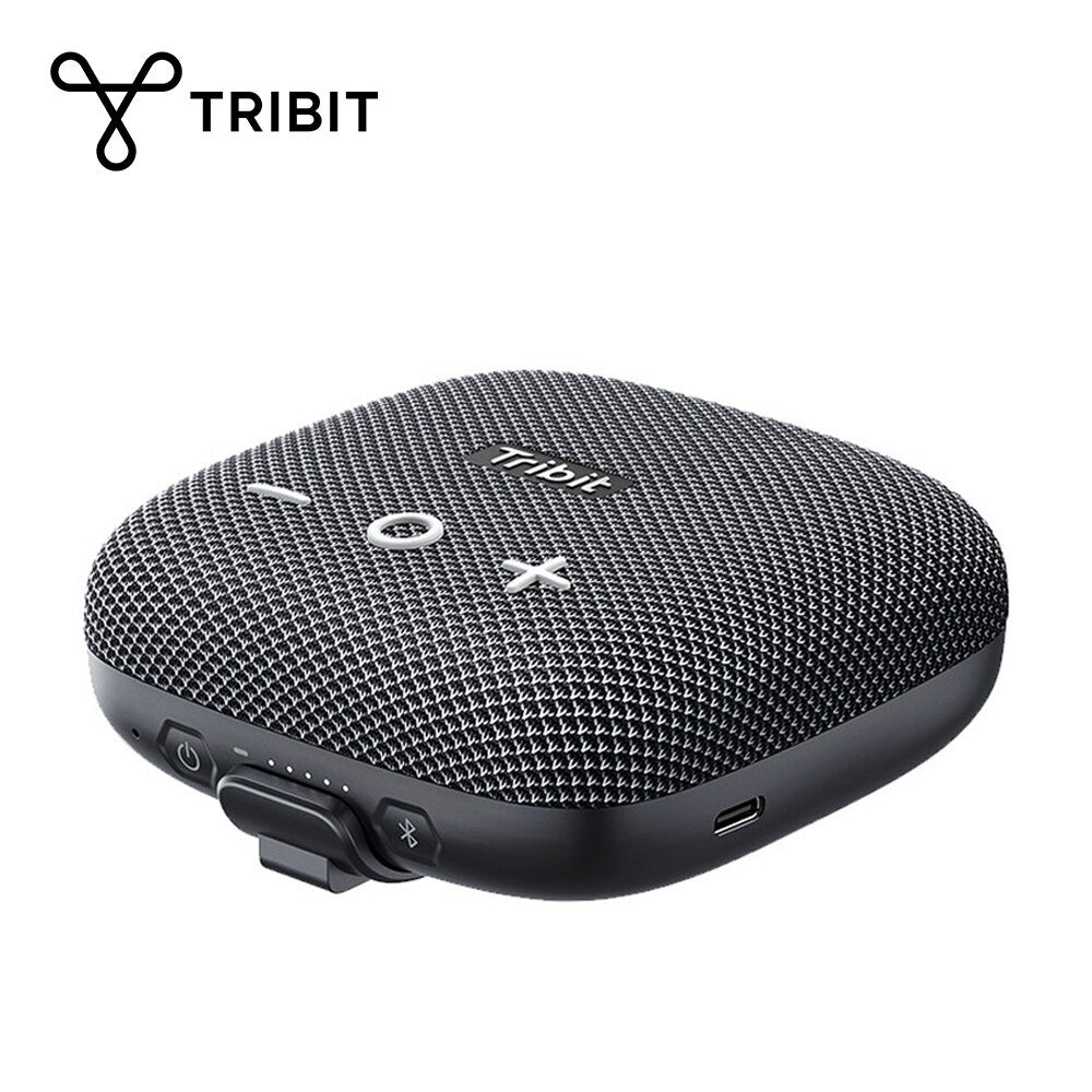 Tribit StormBox Micro 2 Caixa de Som Bluetooth Portátil 90dB Som Alto Graves Profundos IP67 à Prova D'água Pequena Caixa de Som para Acampamento Alça Embutida