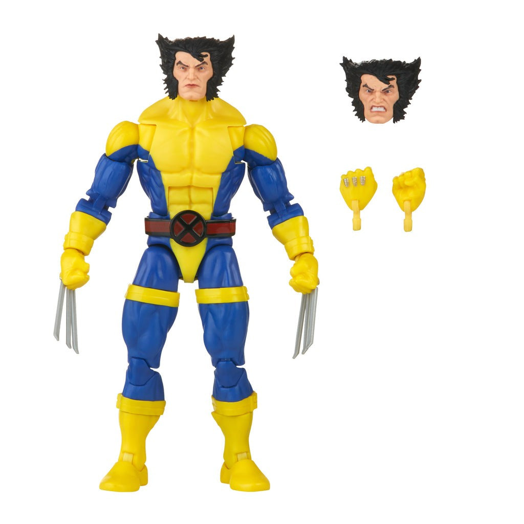 Boneco de Ação Marvel Legends Retro Wolverine Espiral Avalanche Longshot Dark Phoenix Multiple Man 6"