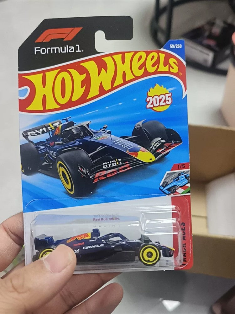Hot Wheels Carros Modelo 2025 C Case Oracle Red Bull Racing Diecast Mattel F1 Modelo Hw Carros Max Verstappen Liga Carro Personalizado Presentes
