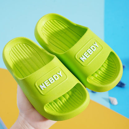 Children's Slippers for Summer Boys and Girls Indoor Bathroom Soft-Soled Thickened Anti-Slip Baby Slippers and Cool Sandals