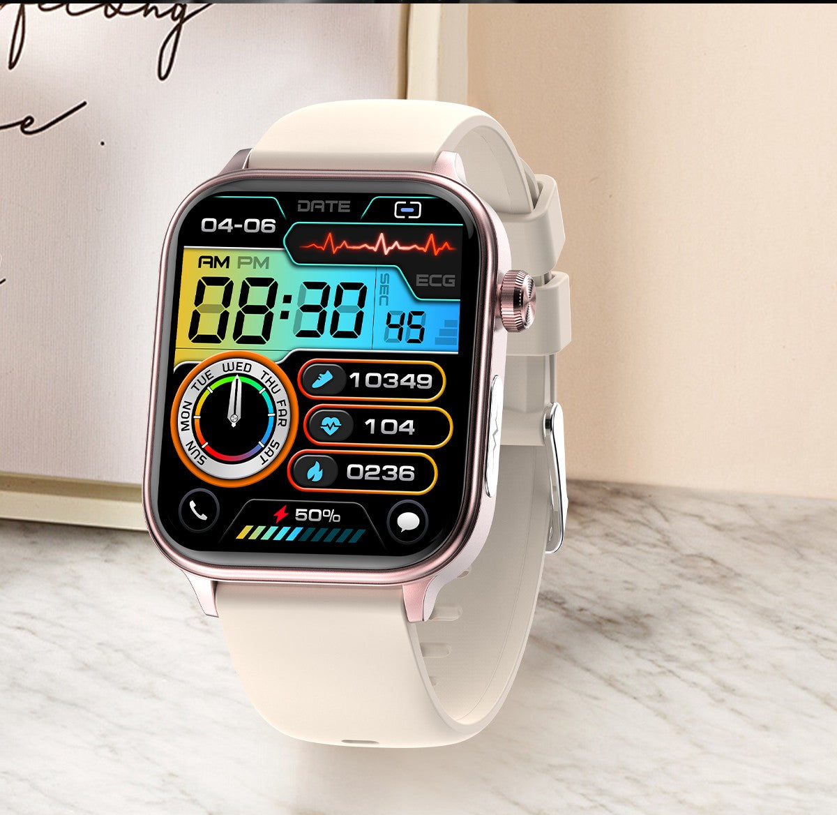 2025 Novo Para XIAOMI ECG+PPG Gordura Sanguínea Ácido Úrico Saúde Smartwatch Masculino Feminino Frequência Cardíaca Pressão Arterial Chamada Bluetooth Relógio Inteligente