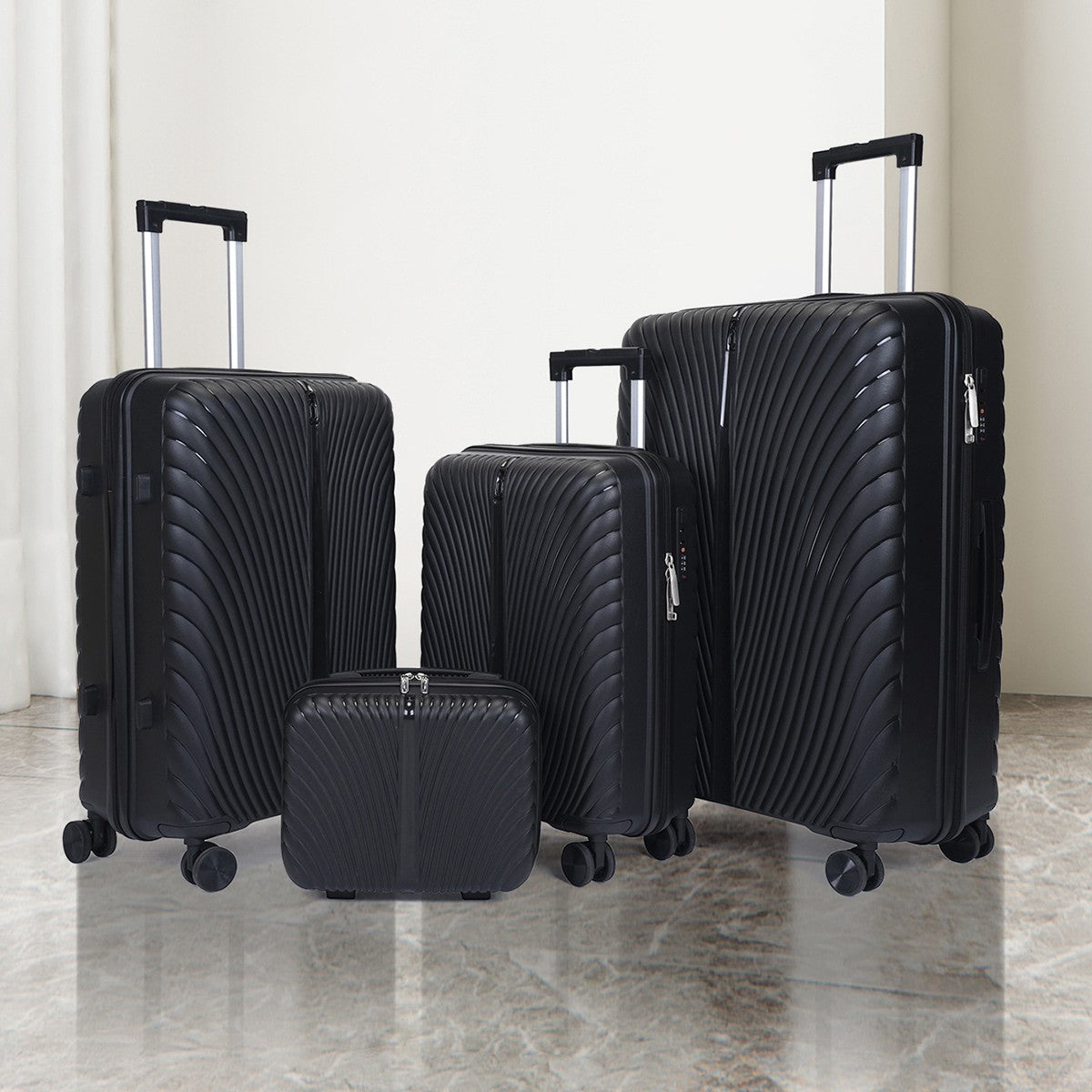 2025 New Large-Capacity and Durable Luggage Roller Suitcase Men and Women Carry-On Boarding Travel 20/24/28 Multi-Piece Set