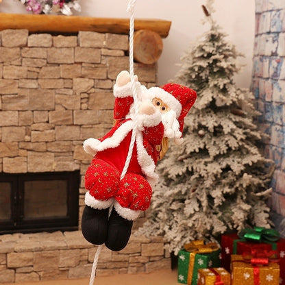 30cm Christmas Decoration Cartoon Fabrics Santa Claus Market Showcase Decor