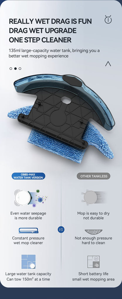 New  3 In 1 Sweeping and Vacuuming Wireless Vacuum Cleaner Smart Sweeping Robot Home Sweeper Sweeping Robots For Home