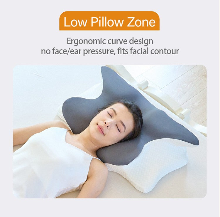 1pc Memory Foam Pillow 2 in 1 Ergonomic Contour Orthopedic Pillows for Sleeping?Cervical Orthopedic Pillow for Neck Pain