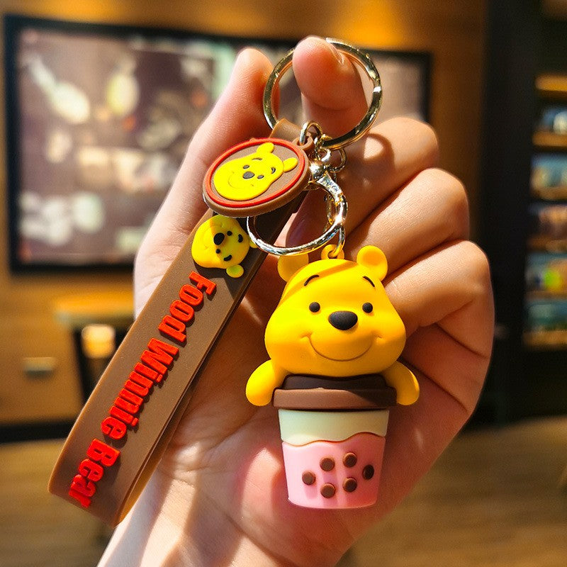 New Kawaii Anime Disney Keychain Toy Story Personalized Variety of Cartoon Doll Keyring Key Chain Car Pendant Kids Toys Gifts