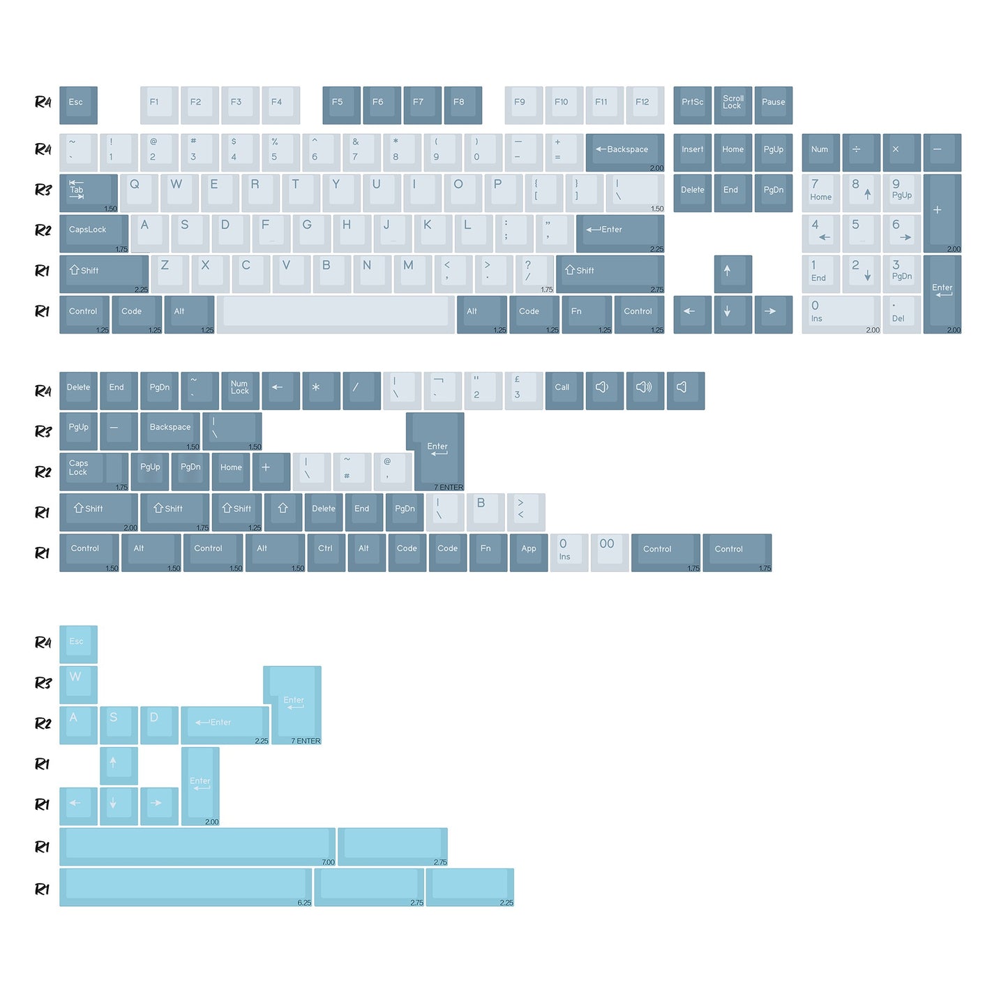KBDiy GMK Jamon Keycap Red Retro PBT ISO Double Shot Cherry Profile Keycaps For MX Switches 60 Mechanical Keyboard Gamer Key Cap