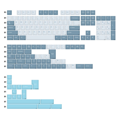KBDiy GMK Jamon Keycap Red Retro PBT ISO Double Shot Cherry Profile Keycaps For MX Switches 60 Mechanical Keyboard Gamer Key Cap