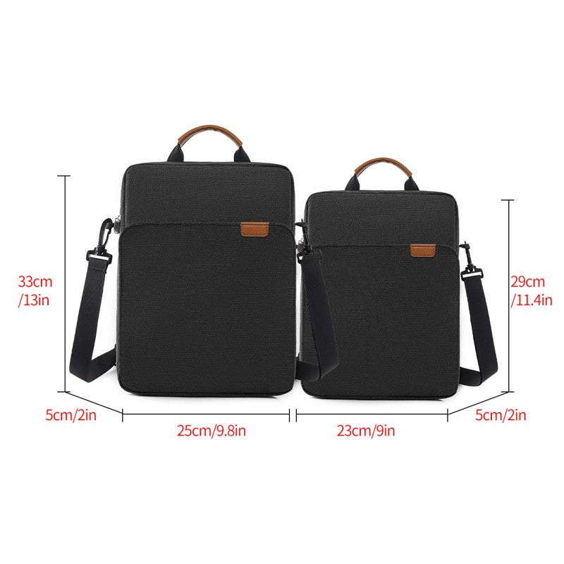 12.99 Inch Vertical Tablet Bag with Shoulder Strap, Men's and Women's Commuting Laptop Bag, Handbag, Suitable for Apple Thinkpad