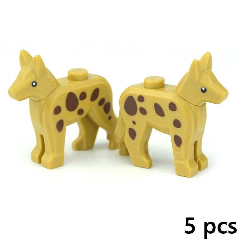 Creative DIY Model cute little Animal MOC Brick Building Blocks Pet Zoo Dog Duck Tortoise Penguin Cat Pig Bird Rabbit Toys
