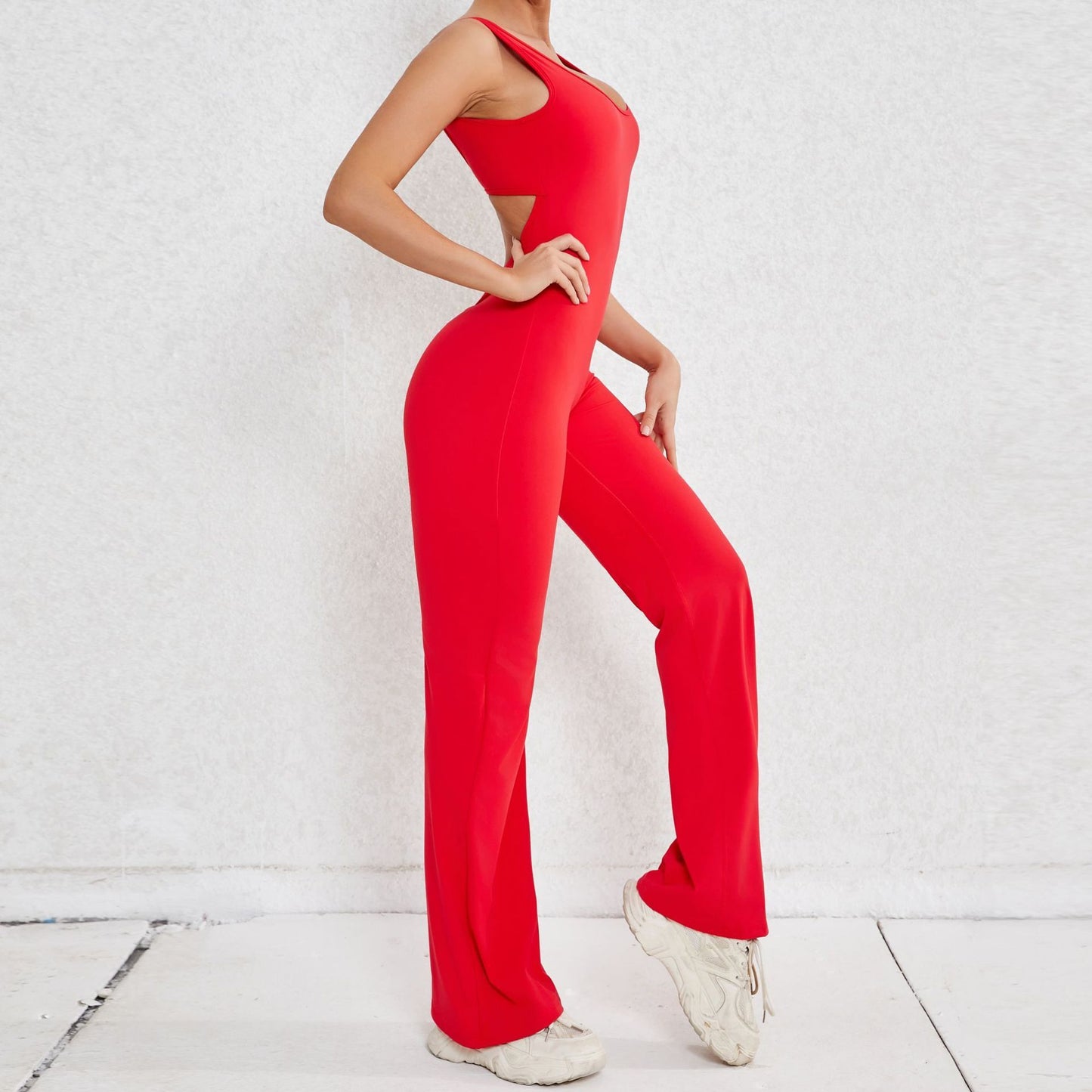 Sexy Back V Yoga Jumpsuit Women Women Sports Jumpsuit Fitness Rompers Training Yoga Suit Sportswear Stretch Workout Bodysuits
