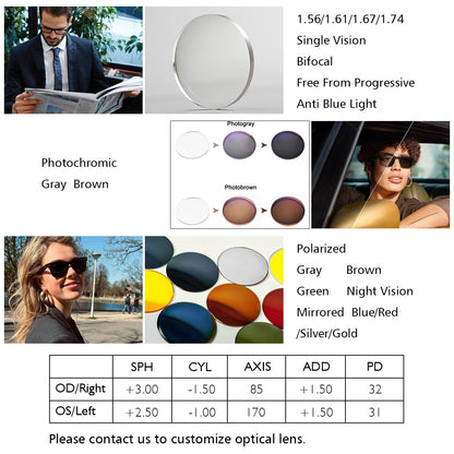 Women Vintage Semi Rimless Eyeglasses Frame Metal Half Rim Oval Spectacle For Prescription Lenses Myopia Multifocal