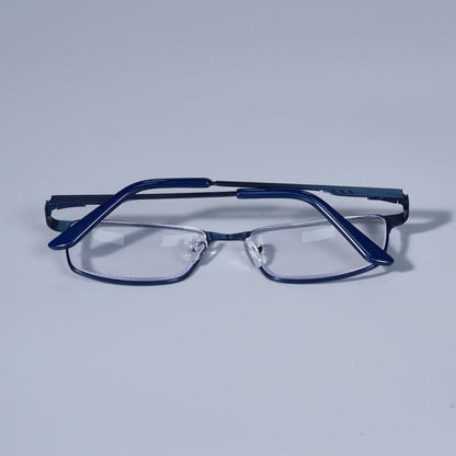Homens Quadrados Metal Armação Grande Leitura Dobradiça de Mola Óculos de Presbiopia Bloqueio de Luz Azul Proteção Ocular Óculos +75+125+175+4