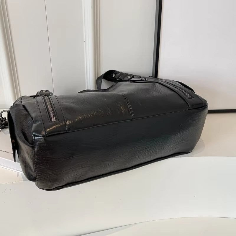 Bolsas de Ombro com Compartimento Interno Macio de Alta Qualidade Cores Contrastantes Bolsas Transversais para Mulheres Bolsas de Mão de Couro PU Modernas