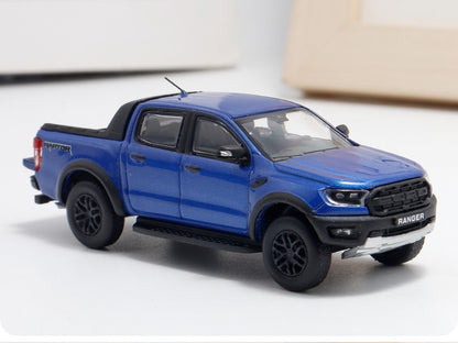 MK Miniaturas Liga Fundida 1/64 Ford Ranger Raptor Modelo de Carro Decoração Estática Brinquedos Colecionáveis de Presente
