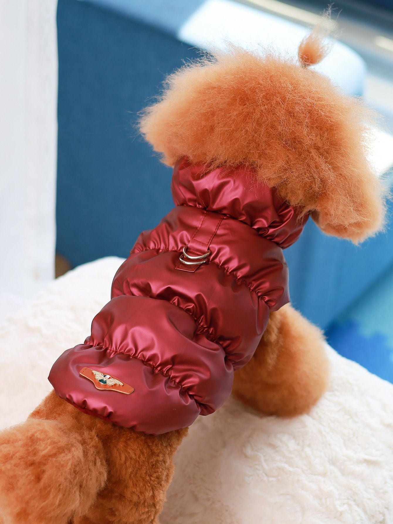 Jaqueta para Cães para Outono/Inverno, Casaco para Pets, Agasalho Quente e Grosso de 3 Camadas, Adequado para Cães Pequenos a Médios como Poodle, Teddy, York