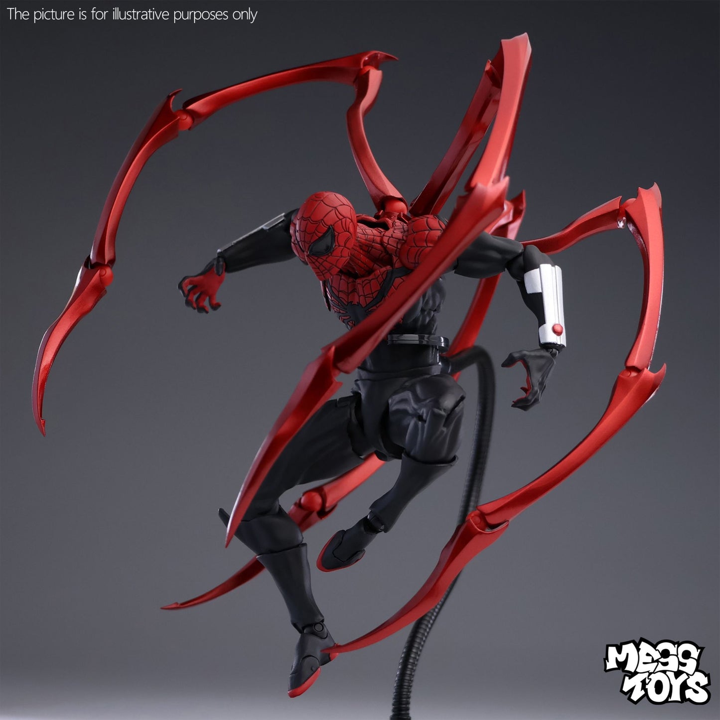Hot Mess Toy Boneco Superior Homem-Aranha Doutor Octopus - Brinquedo Colecionável Artesanal para Crianças e Fãs por Peter Parker