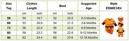 0-18 Months Anime Baby Rompers Newborn Cosplay Costume Infant Akatsuki Nezuko Tanjirou Cotton Clothes Boys Girls Kids Outfit