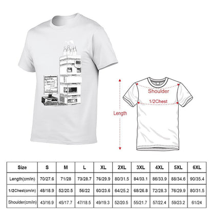 HPLC T-Shirt cotton t shirts high quality black cotton t-shirt plain for man package T-Shirt