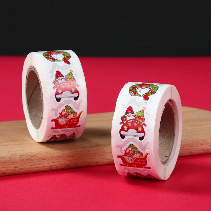 500pcs Christmas Stickers Merry Christmas Party Decoration 2025 Xmas Santa Claus Stickers Navidad Natal New Year Gift 2026