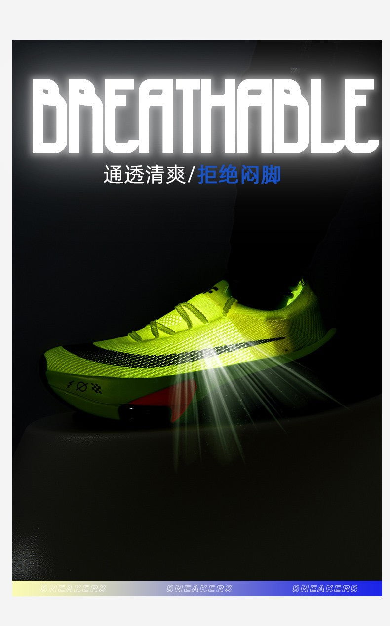 Casual Sneakers Air Cushion Running Shoes Jogging Marathon Men Sports Breathable Lightweight Comfortable Nonskid Leisure Sneaker