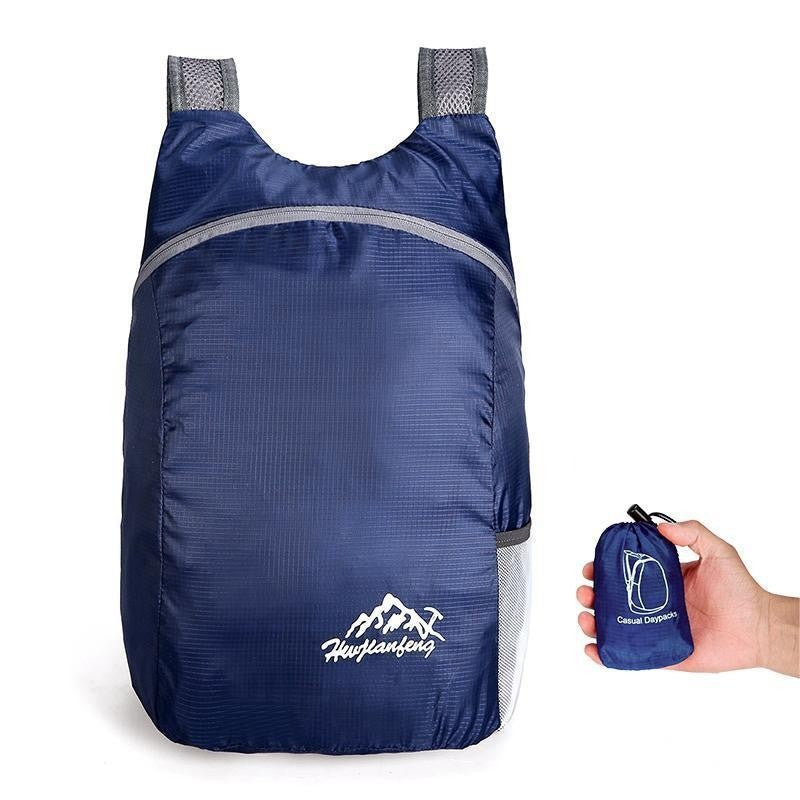 Bolsa esportiva leve para exterior mochila impermeável resistente ao desgaste mochila de viagem mochila dobrável pequena mochila de armazenamento