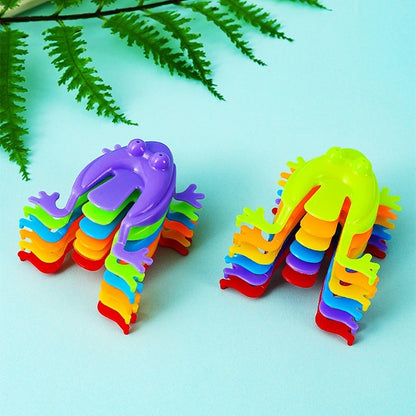 30 Pcs Mini Candy Color Leap Frog Bounce Fidget Toys for Kids Classic Stress Reliever Christmas Party Favors And Prizes