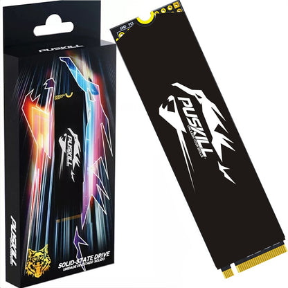 PUSKILL SSD M.2 NVMe 1TB 512GB 256GB 128GB PCIe M2 2280 Disco Rígido Interno Solid State Drive para Laptop Desktop