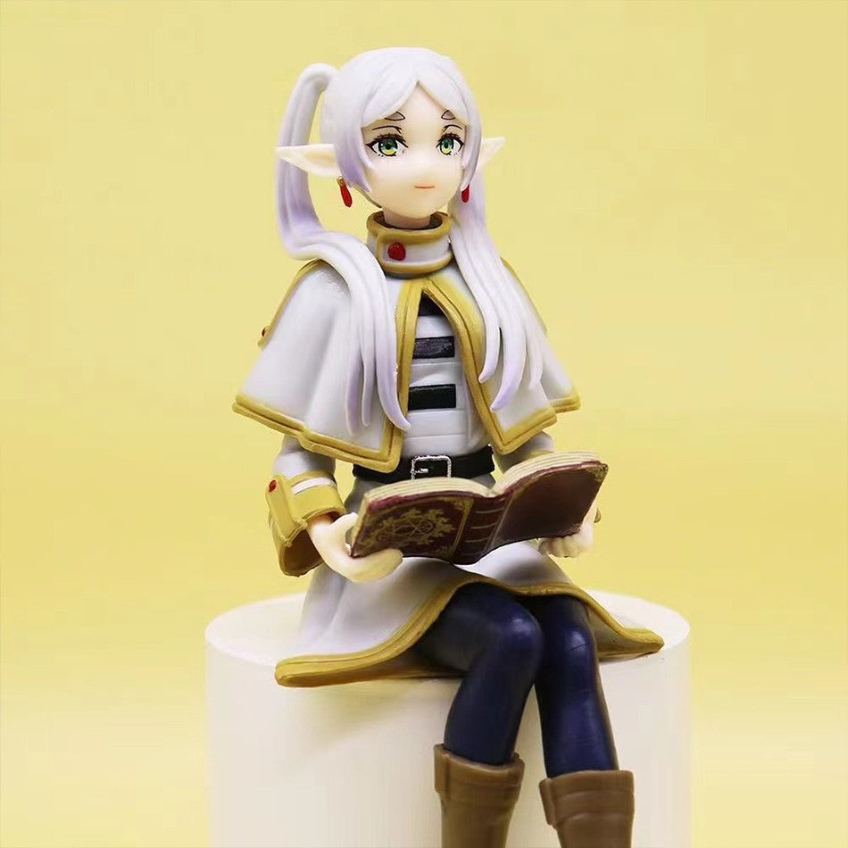 14cm Noodle Stopper Sousou no Frieren Anime Figura de Menina Frieren Além do Fim da Jornada Action Figure Brinquedos de Modelo Colecionáveis