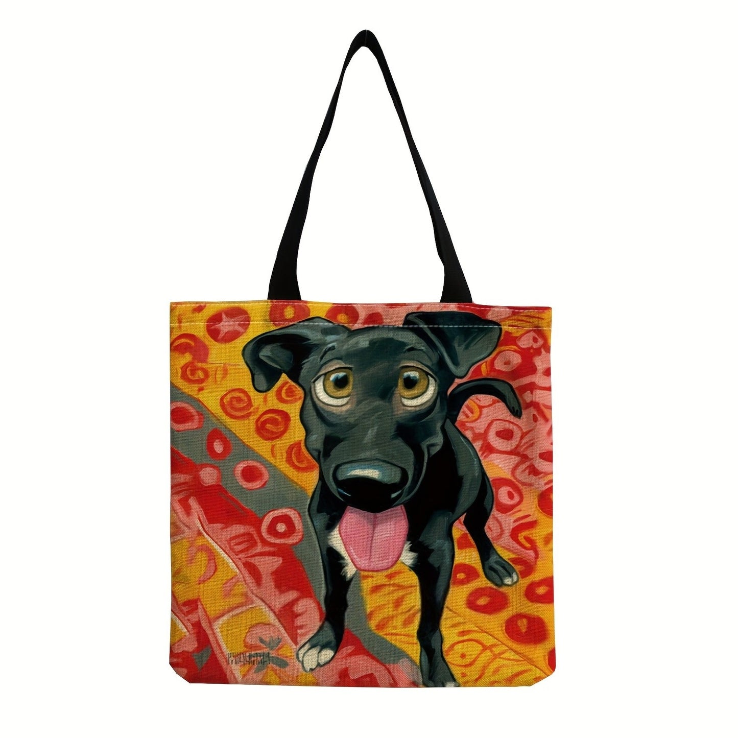 Cartoon Shoulder Bag Women Fashion Animal Dog Shopping Bag Teen Casual Bagel Dog Tote Bag Men Beagles Handbag