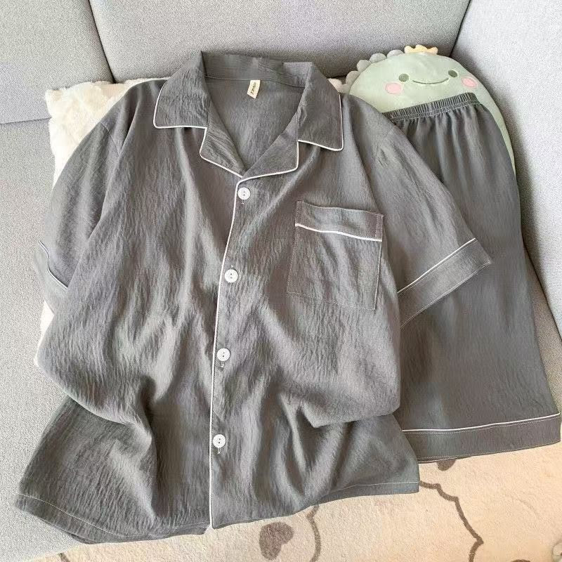 Cloud Cotton Lightweight ort Sve Spwear Men's Summer Home Clothes Thin Fabric Bla ort Pants Simple Youth Sle