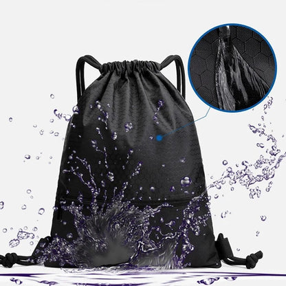 1Pc Foldable Waterproof Gym Bag Fitness Backpack Drawstring Shop Pocket Hiking Camping Beach Swimming Men Women Sports Bags