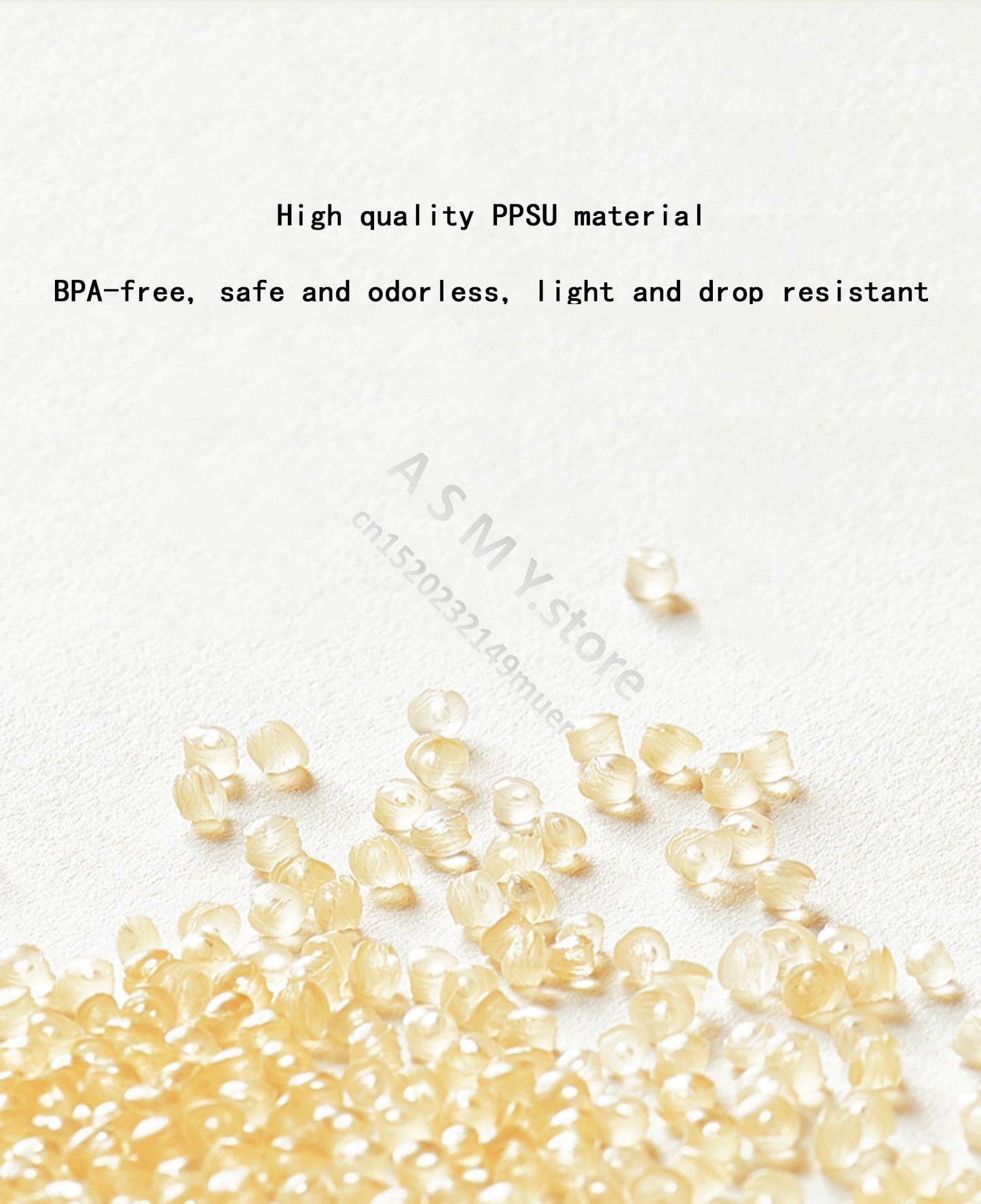 Oberni 240ml/300ml newborn PPSU baby bottle, large wide-bore easy to clean, wear a handle, baby more convenient to drink milk