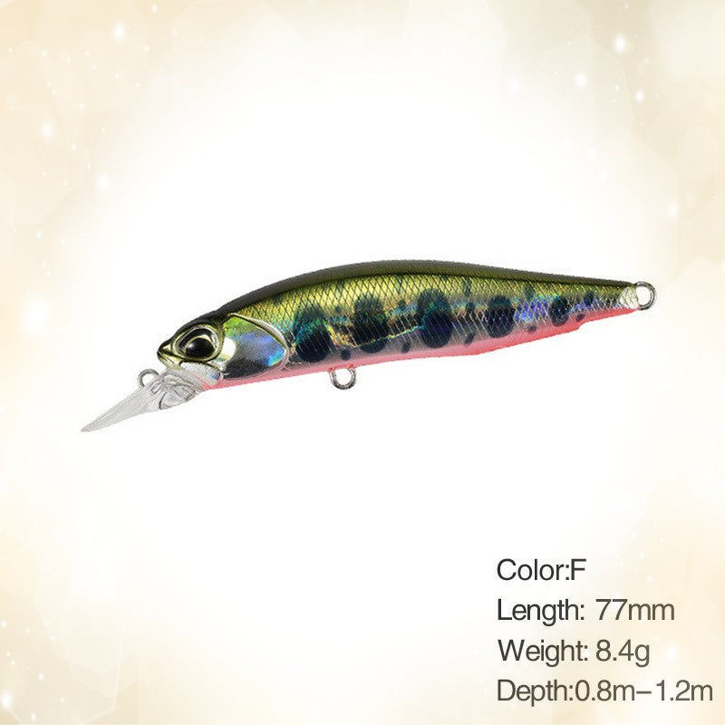 Isca de Pesca Minnow Wobbler Rozante 77SP 77mm 63mm Arremesso Longo Suspenso Isca de Nado Jerkbait Isca Artificial para Culter Alburnus