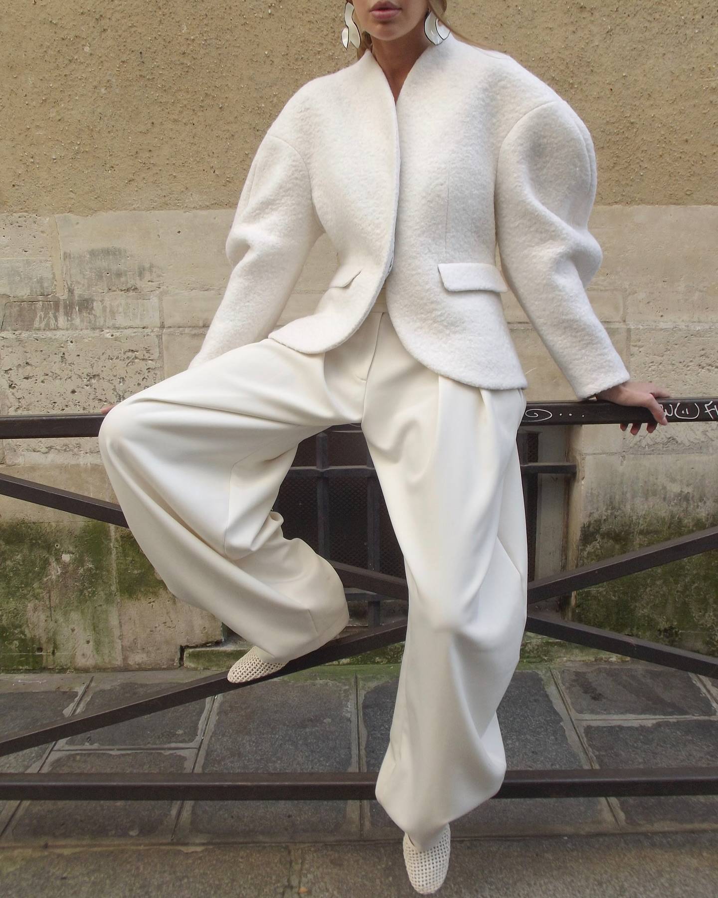 Leisure Solid Color Woolen Short Jacket Women Chic Collar Single Breasted Loose Outerwear Autumn New Daily Commuting Office Coat