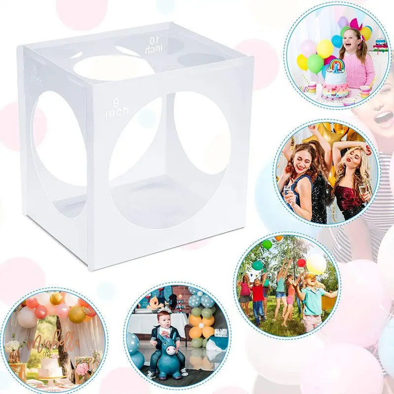 1pc, Holiday Wedding Party 11 Hole Balloon Size Measuring Box,Smooth Section Does Not Hurt The Balloon, Flexible Buckle Design