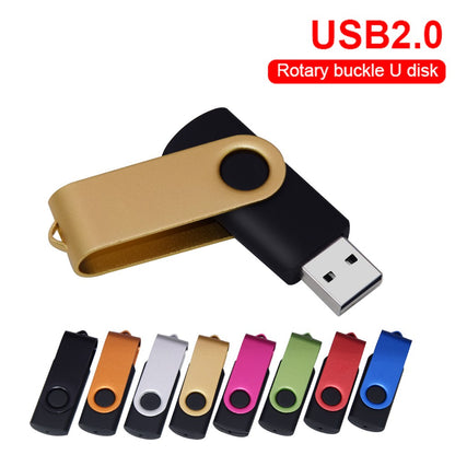 Pen Drive USB 2.0 Giratório Moderno 128GB 64GB 32GB Colorido de Alta Velocidade 16GB 8GB Stick de Memória PenDrive À Prova D'Água