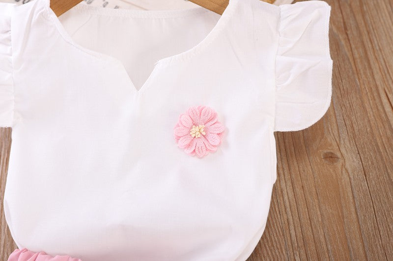 New Summer Fashion Baby Clothes Suit Children Girls Vest Shorts 2Pcs/Sets Toddler Clothing Infant Casual Costume Kids Tracksuits