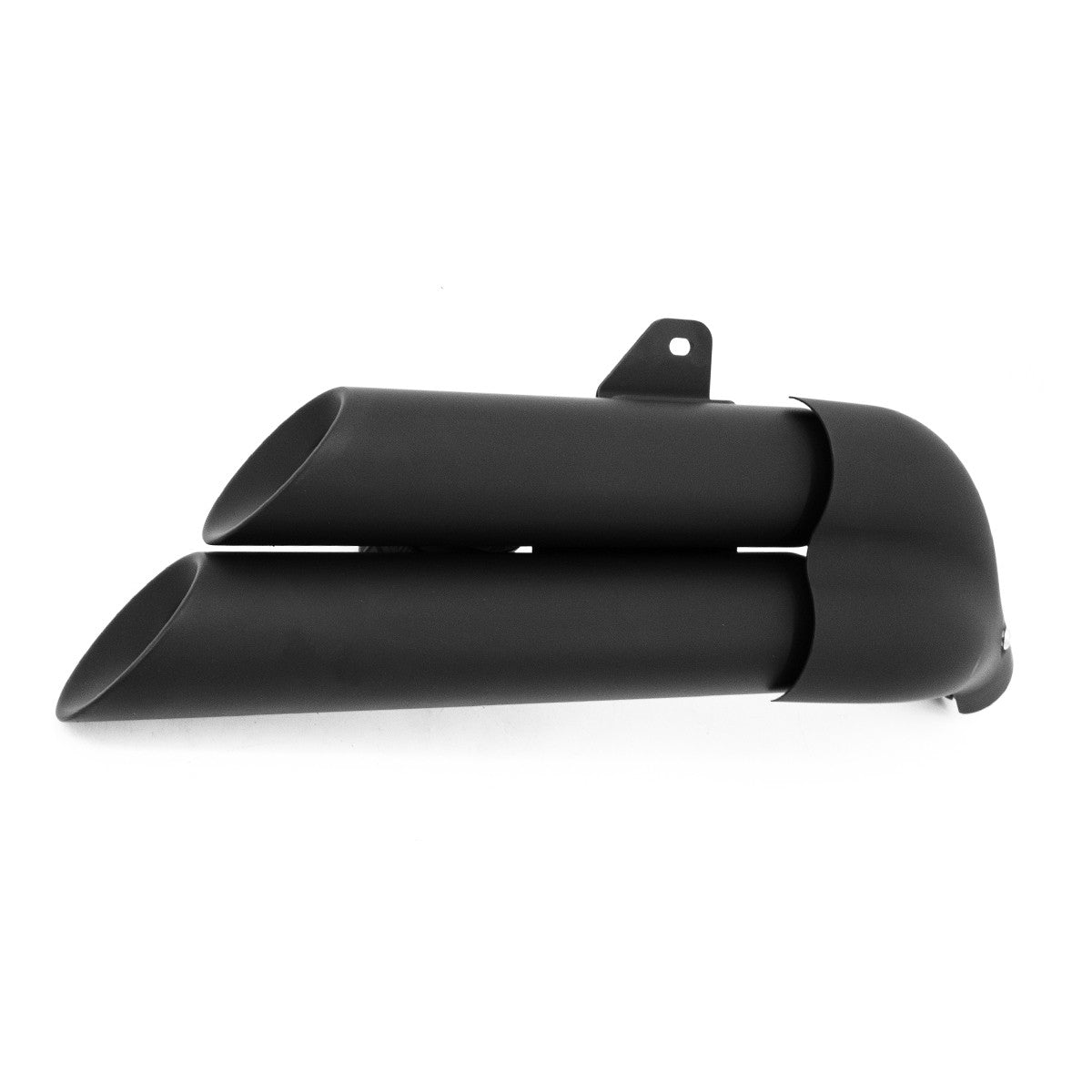 For the CM300/Rebel 300 modification the stainless steel exhaust tail section dual-tube muffler is installed at the rear section